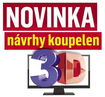 3D návrhy koupelen